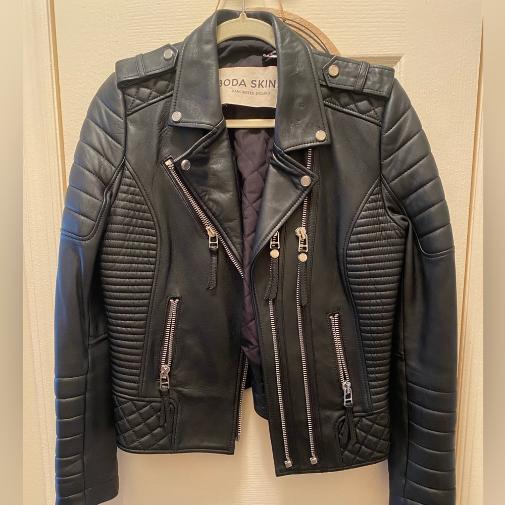 Boda Skins Black Leather Jacket
